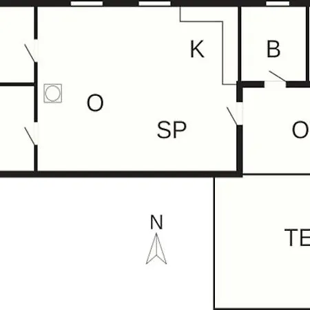 Feriehus 5 Person In